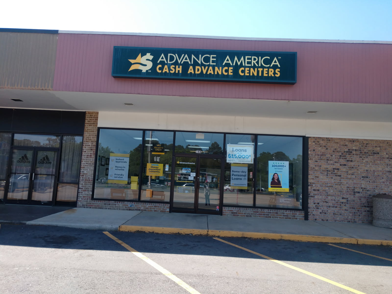 Advance America 348 Homer Road, Minden, LA Store