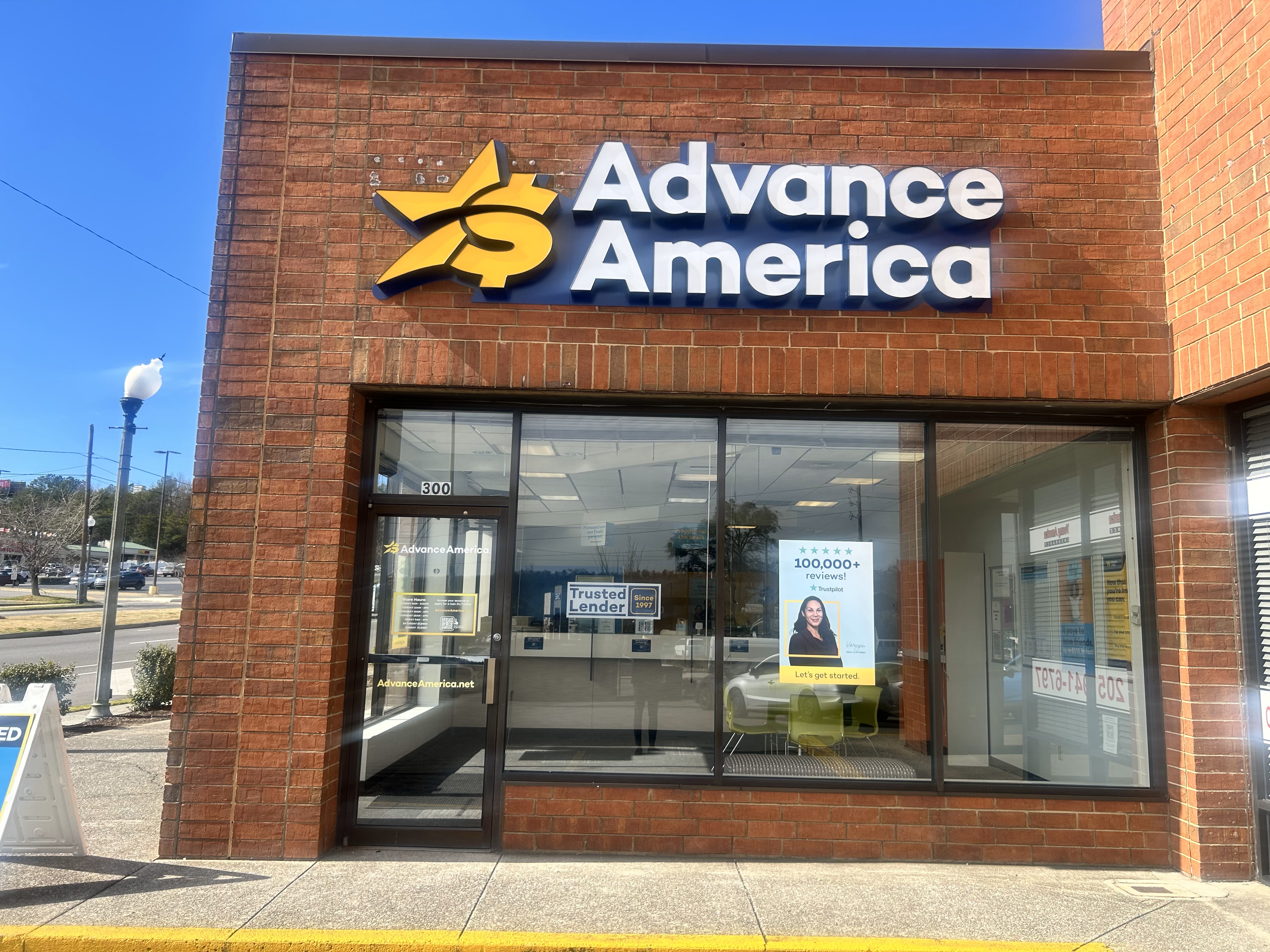 Advance America 300 Oxmoor Rd, Suite 101, Homewood, AL Store