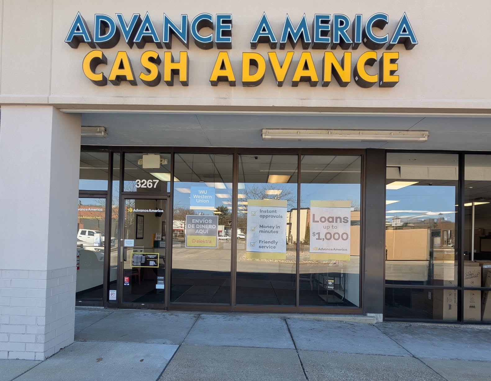 Advance America 3267 Maple Avenue, #6, Zanesville, OH Store
