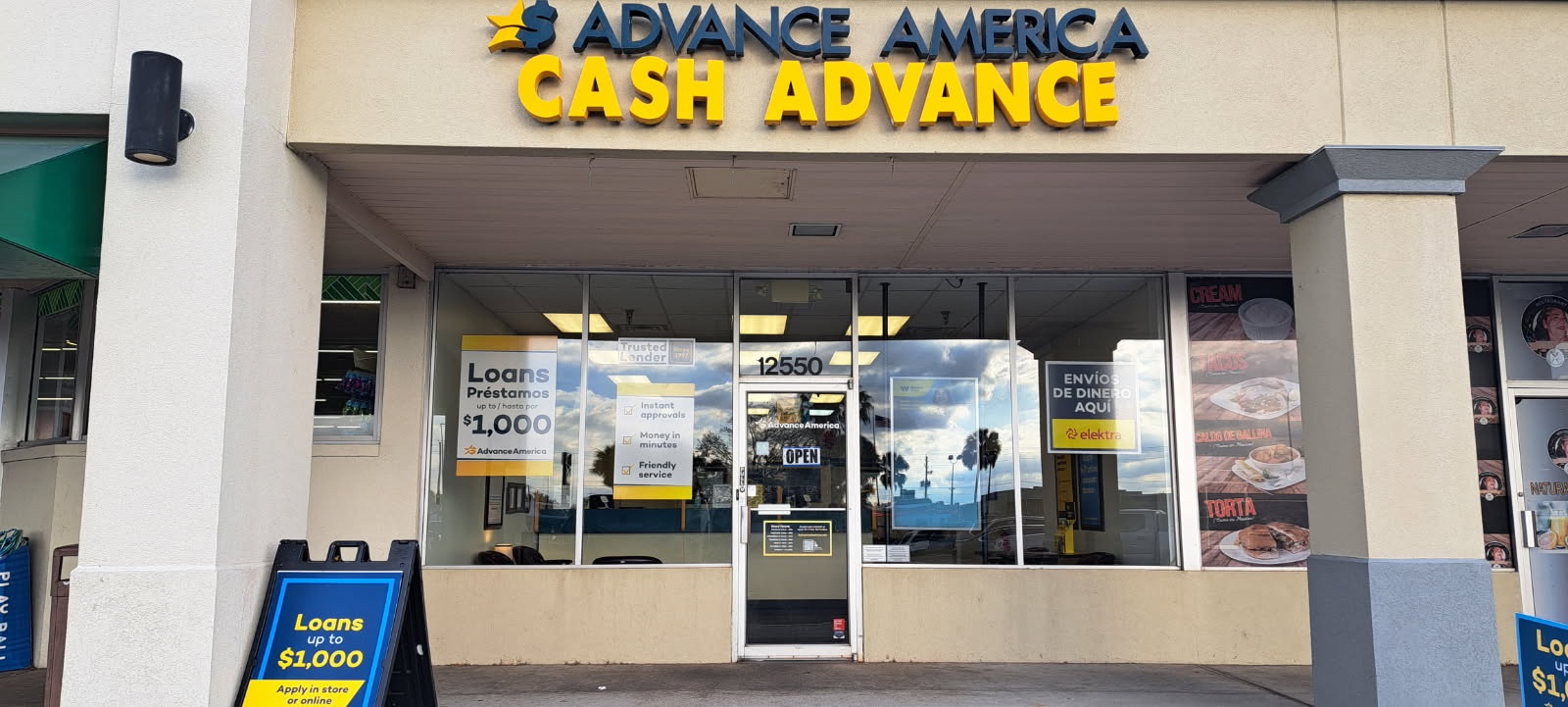Advance America 12550 US Hwy. 301, Dade City, FL Store