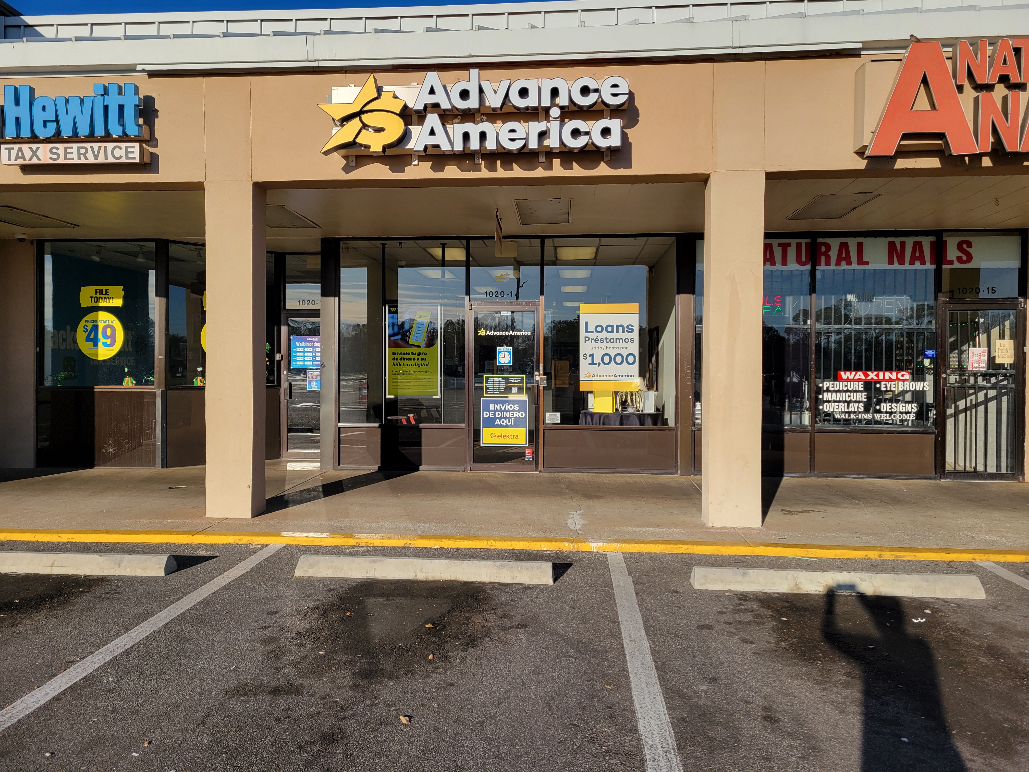 Advance America 1020-14 N. Edgewood Ave., Jacksonville, FL Store