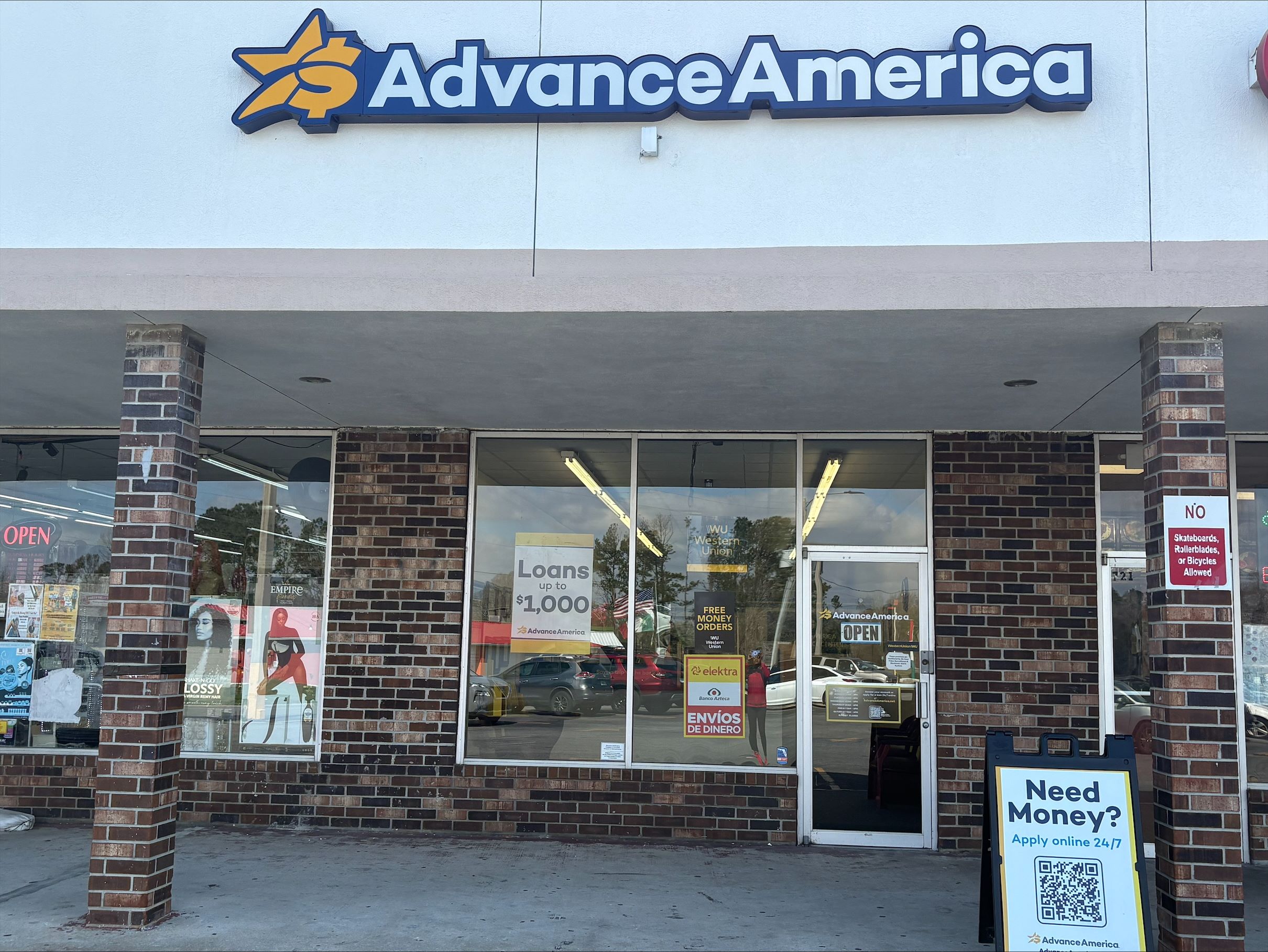 Advance America 719 W. Base Street, Madison, FL Store