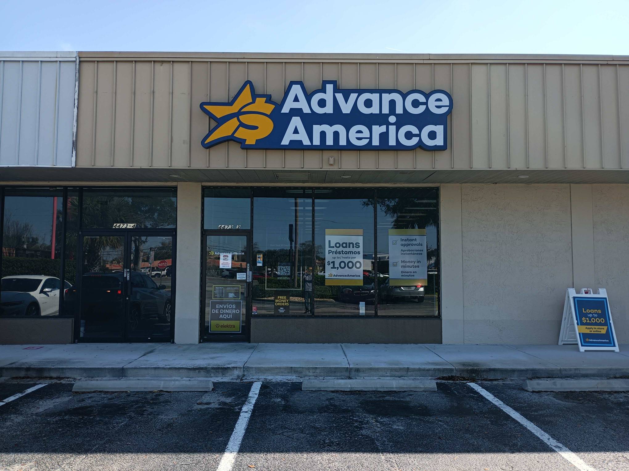 Advance America 4473 South Semoran Blvd., Orlando, FL Store