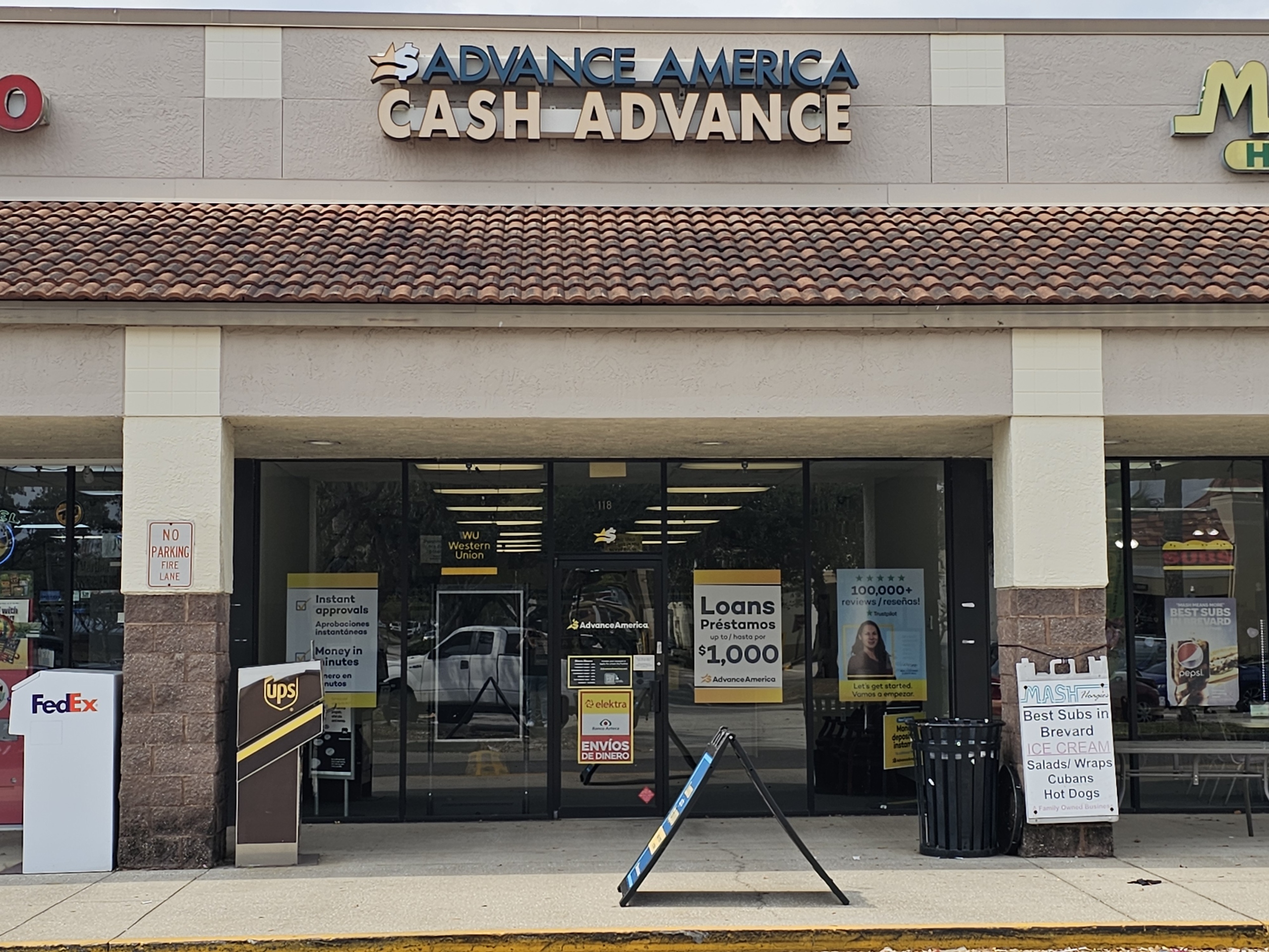 Advance America 190 Malabar Rd. SW, Ste. 118, Palm Bay, FL Store