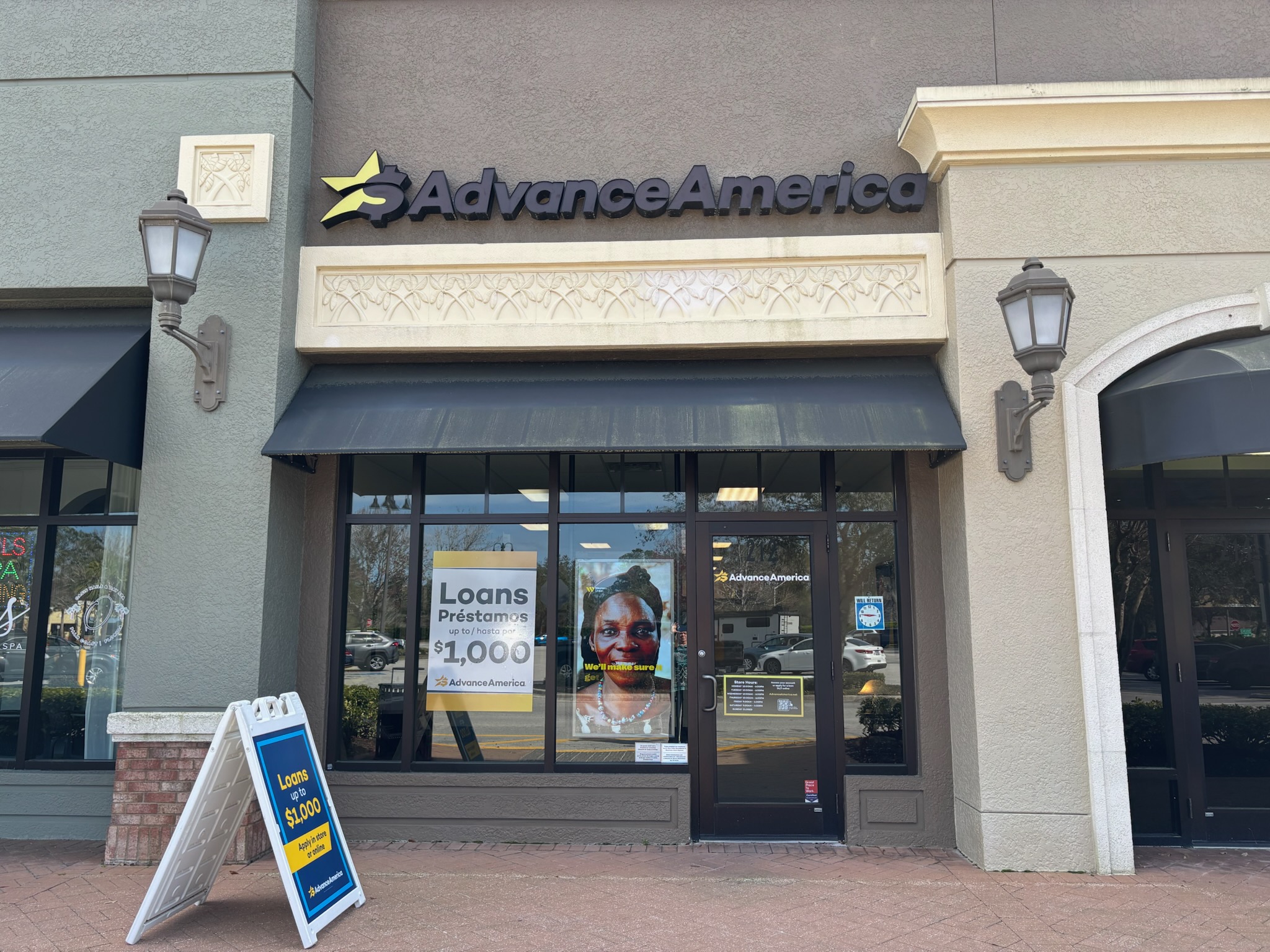Advance America 800 Belle Terre Pkwy., Suite #212, Palm Coast, FL Store