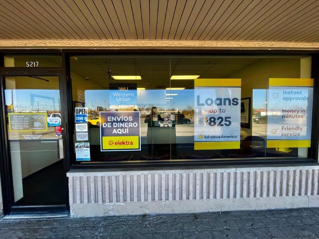Advance America 5217 E. Thompson Road, Indianapolis, IN Store