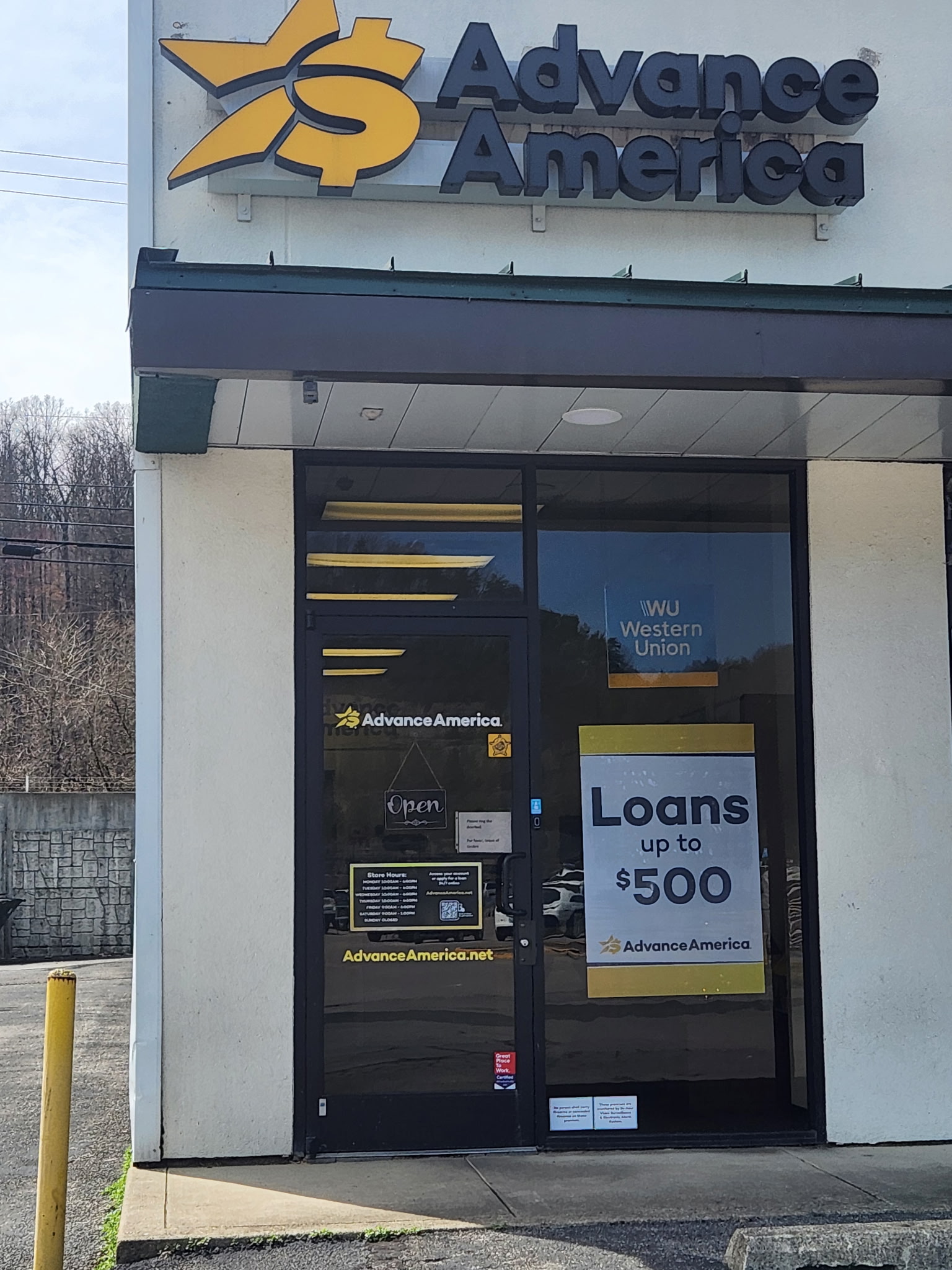 Advance America 276 Cassidy Blvd., Suite 1, Pikeville, KY Store