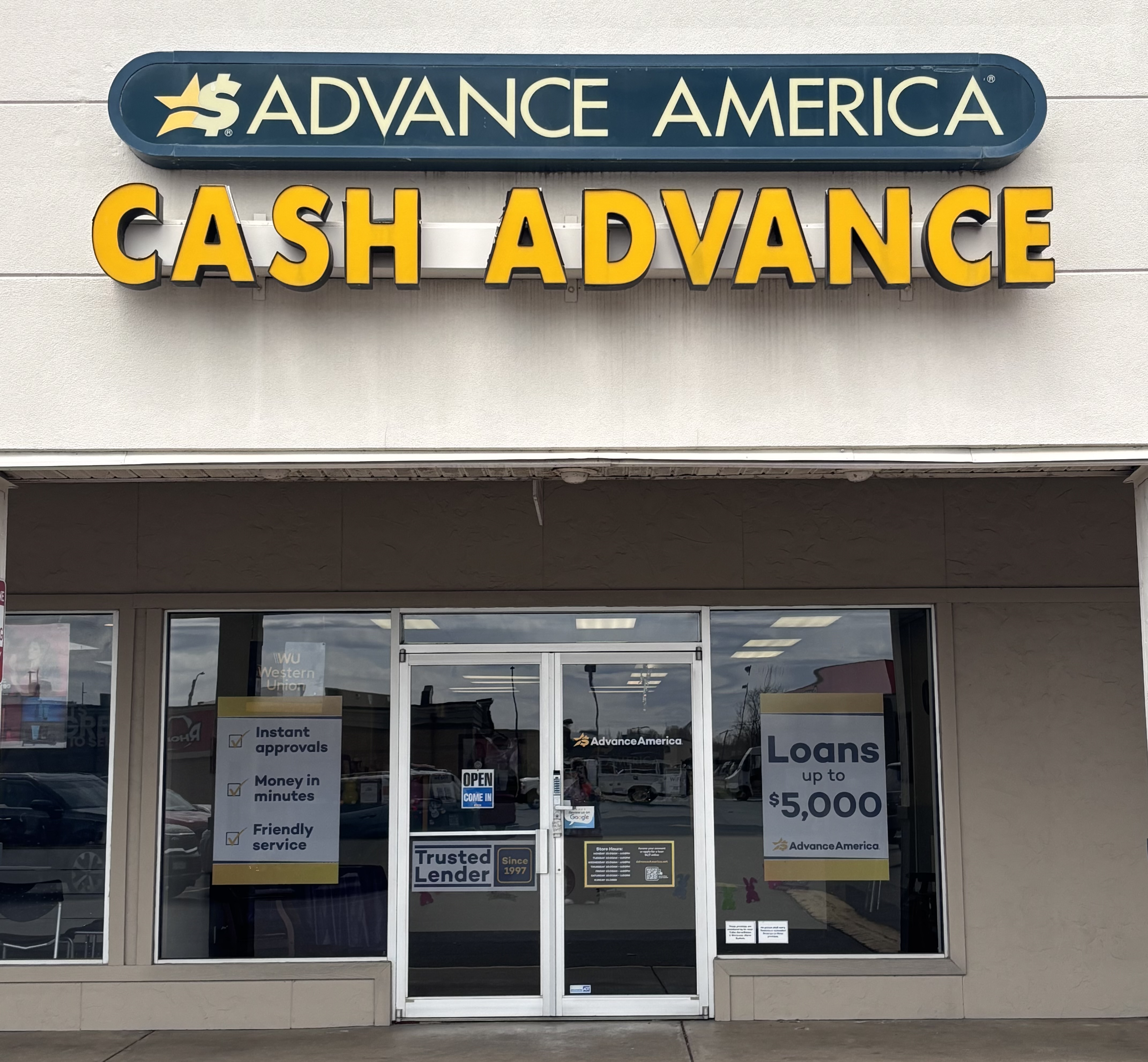 Advance America 2136 William Street, Unit 185, Cape Girardeau, MO Store