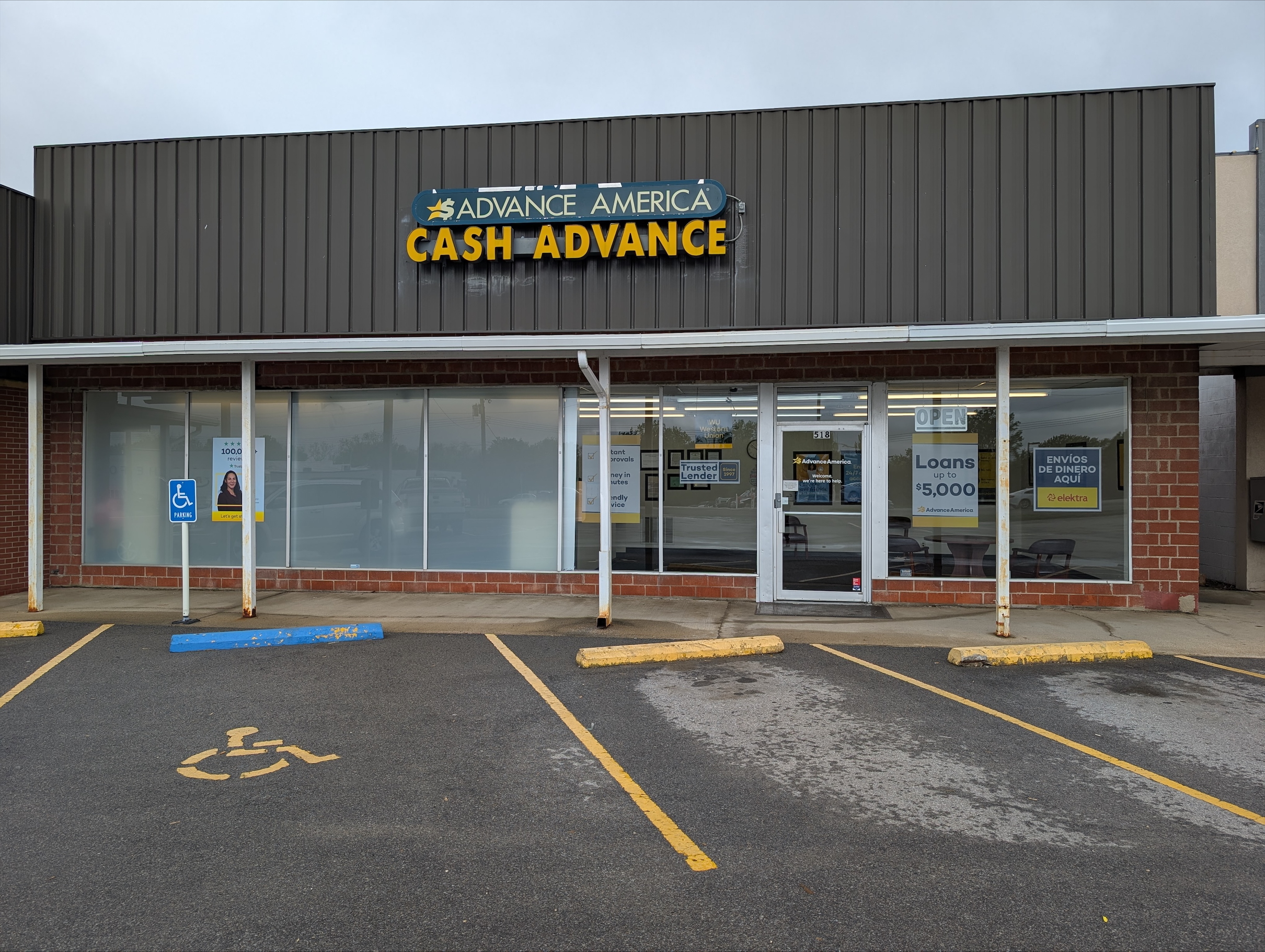 Advance America 518 S. Washington St., Chillicothe, MO Store