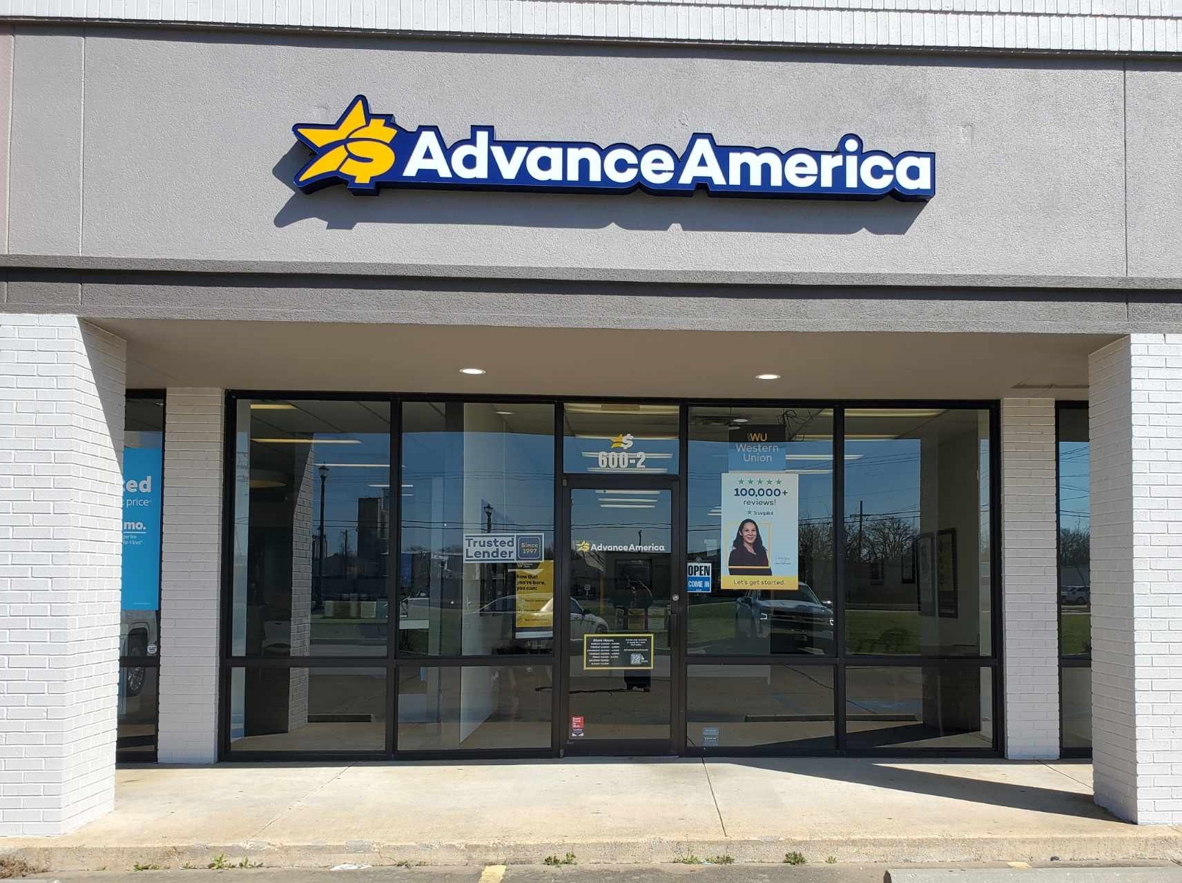Advance America 600-2 N. Davis Avenue, Cleveland, MS Store