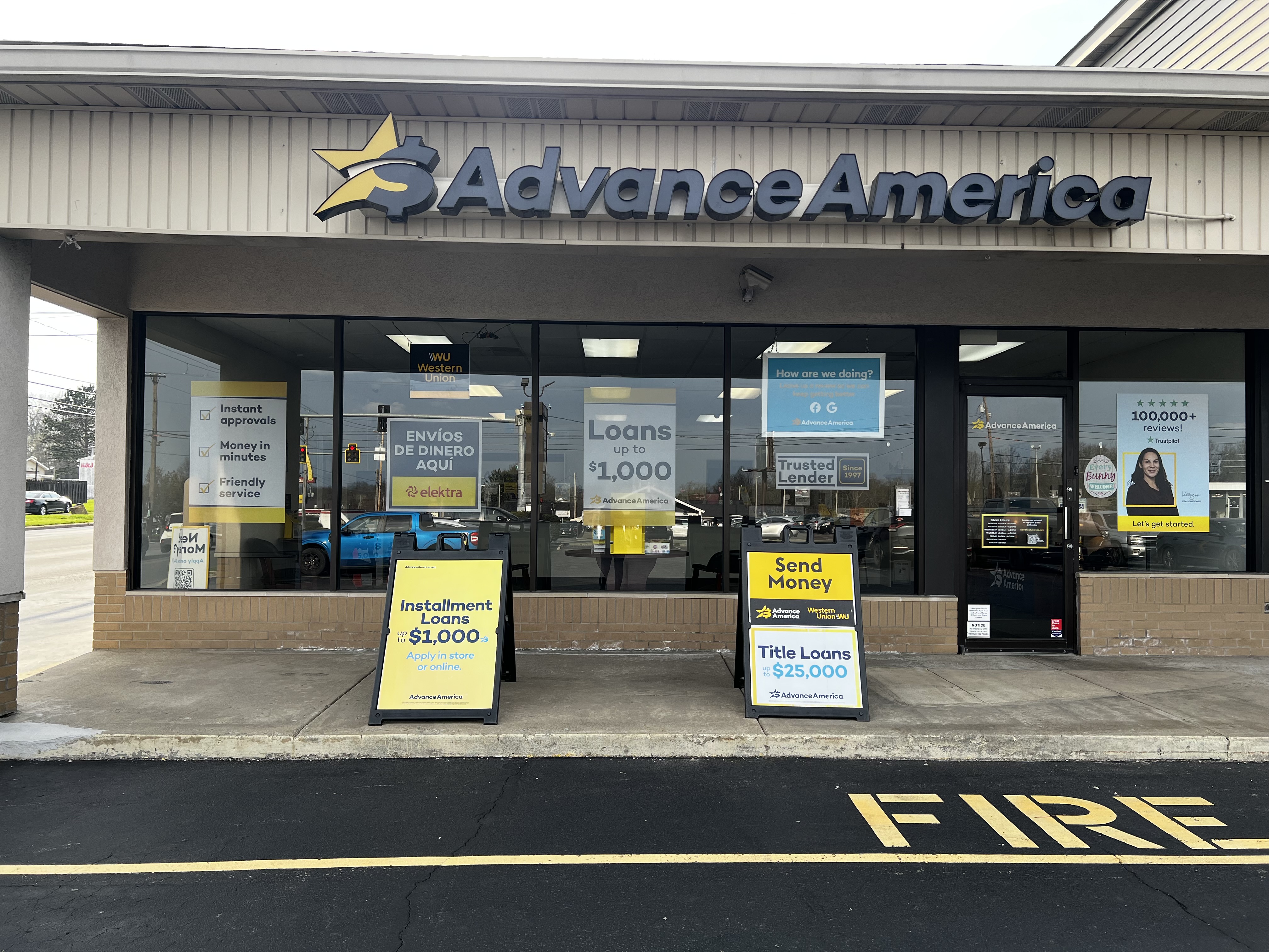 Advance America 1698 S. Raccoon Road, Unit 7, Youngstown, OH Store