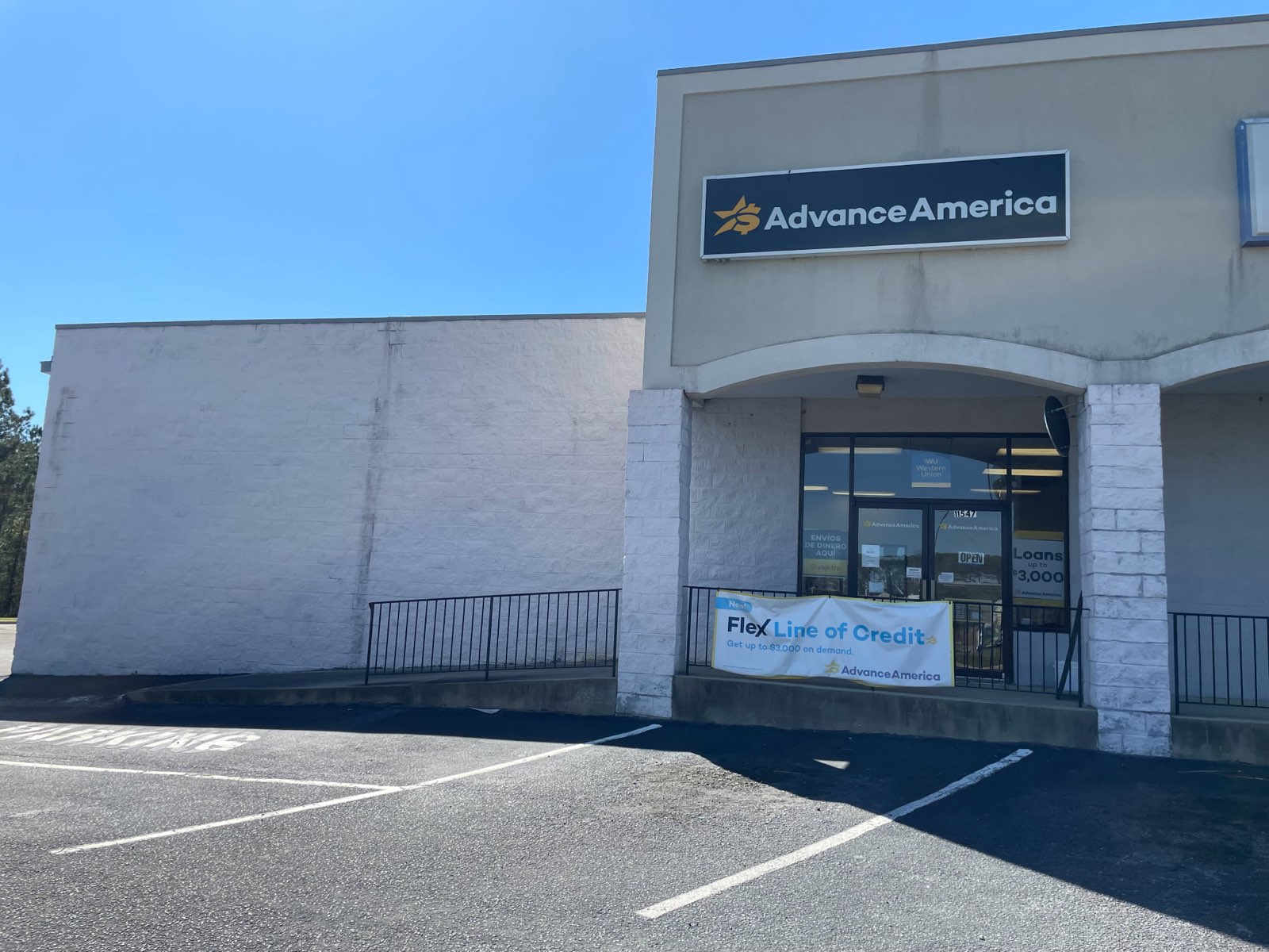 Advance America 11547 Dunbarton Blvd., Barnwell, SC Store