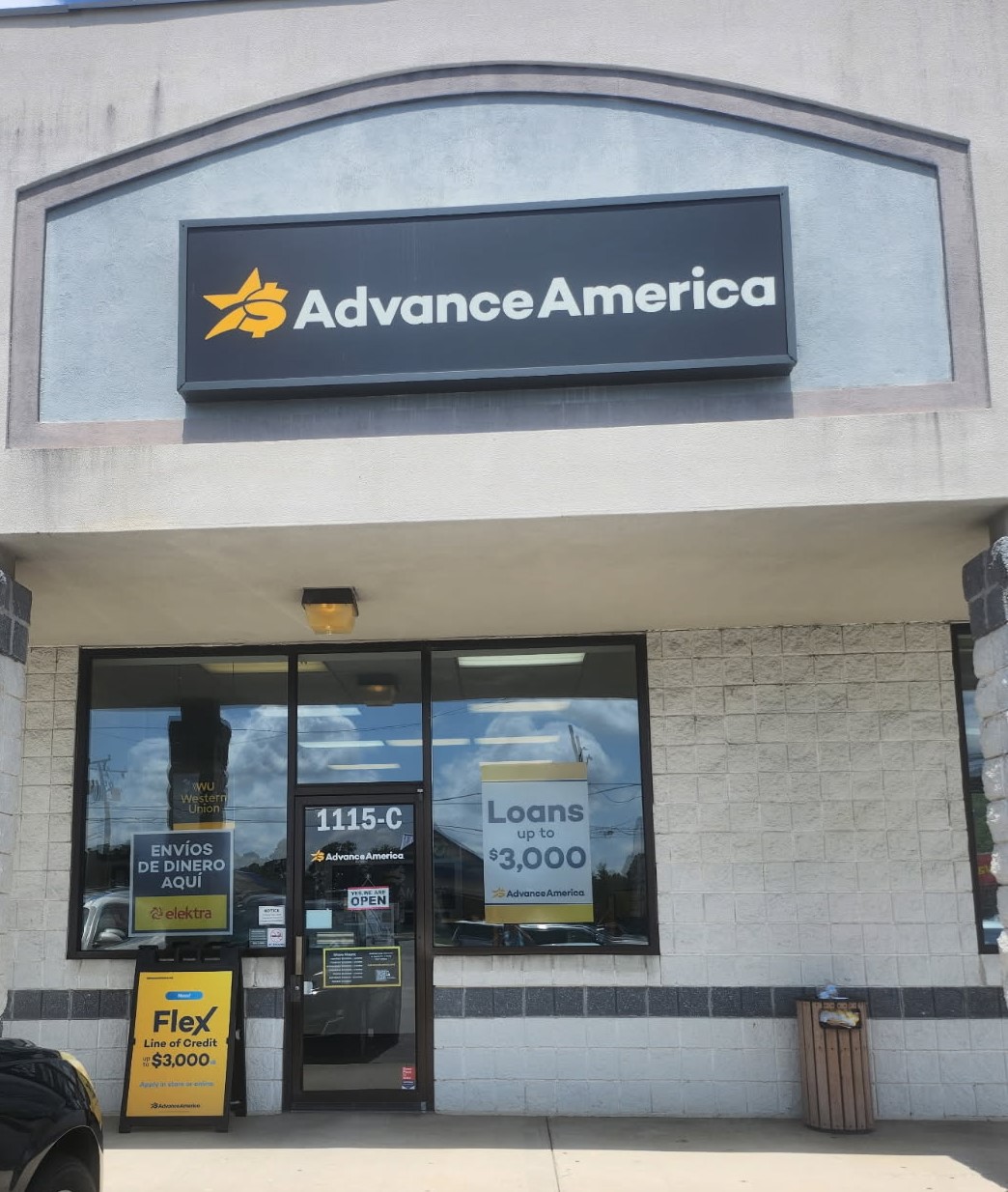 Advance America 1115 Hwy. 301 N, Unit C, Dillon, SC Store