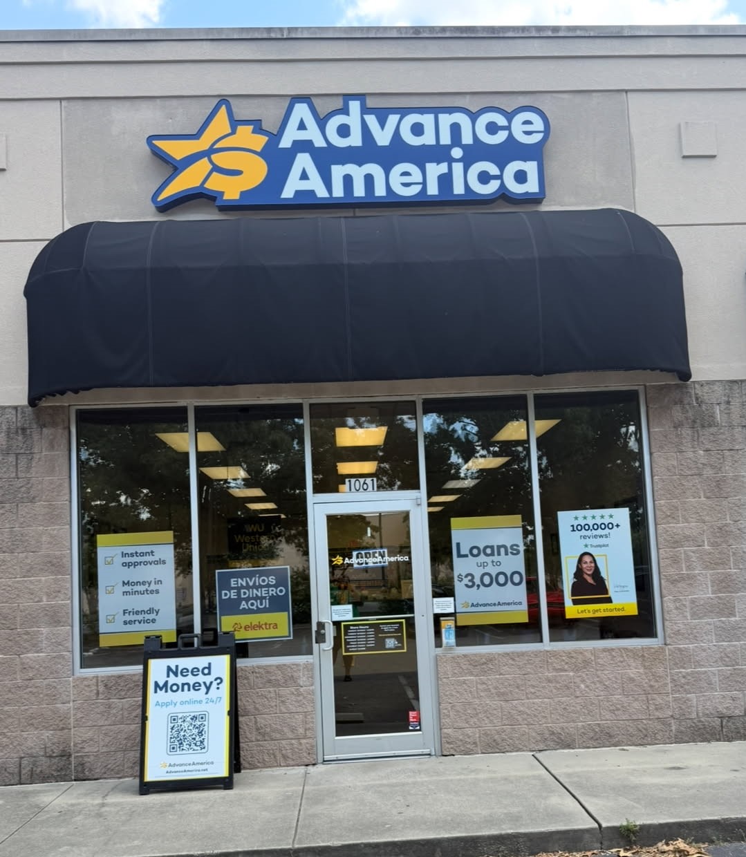 Advance America 1061 South 4th St., Hartsville, SC Store