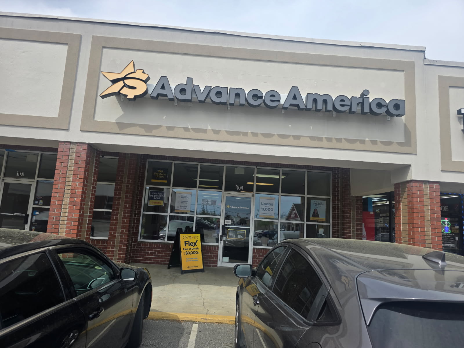 Advance America 4400 Dorchester Rd., Suite 102, North Charleston, SC Store
