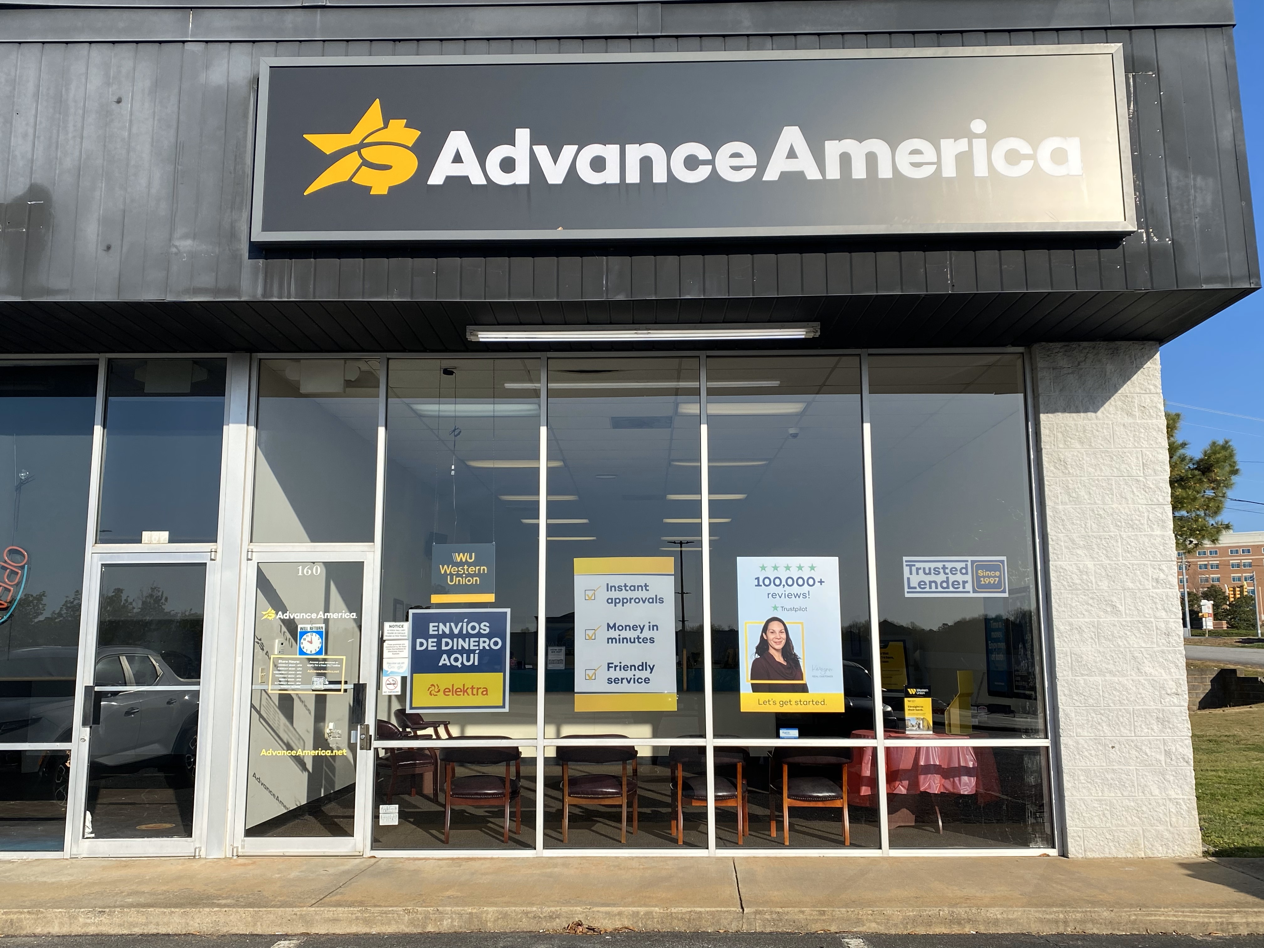 Advance America 160 Bi-Lo Place, Seneca, SC Store