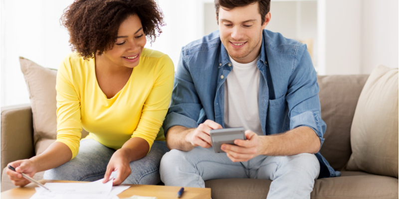 Couple budgeting with debt snowball method