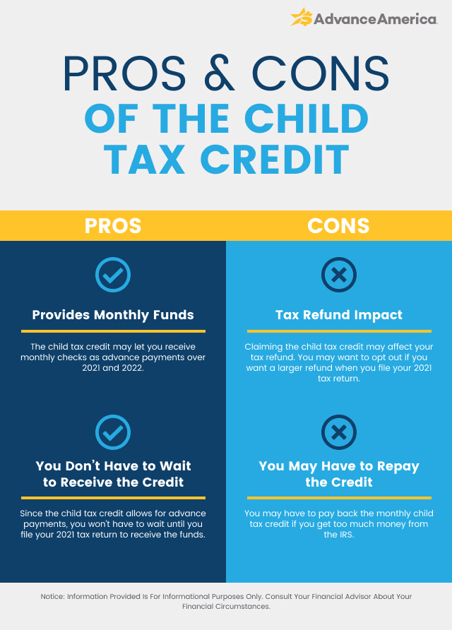 Pros and cons of the child tax credit Pros and cons of the child tax credit