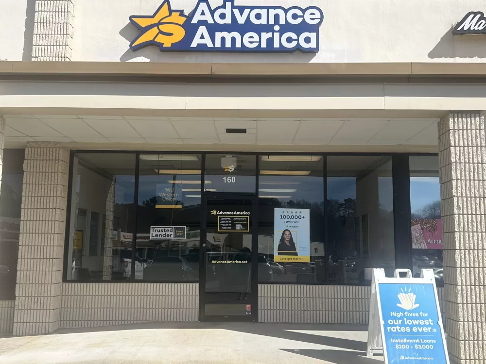 Advance America 160 River Square Plaza, #22, Hueytown, AL Store