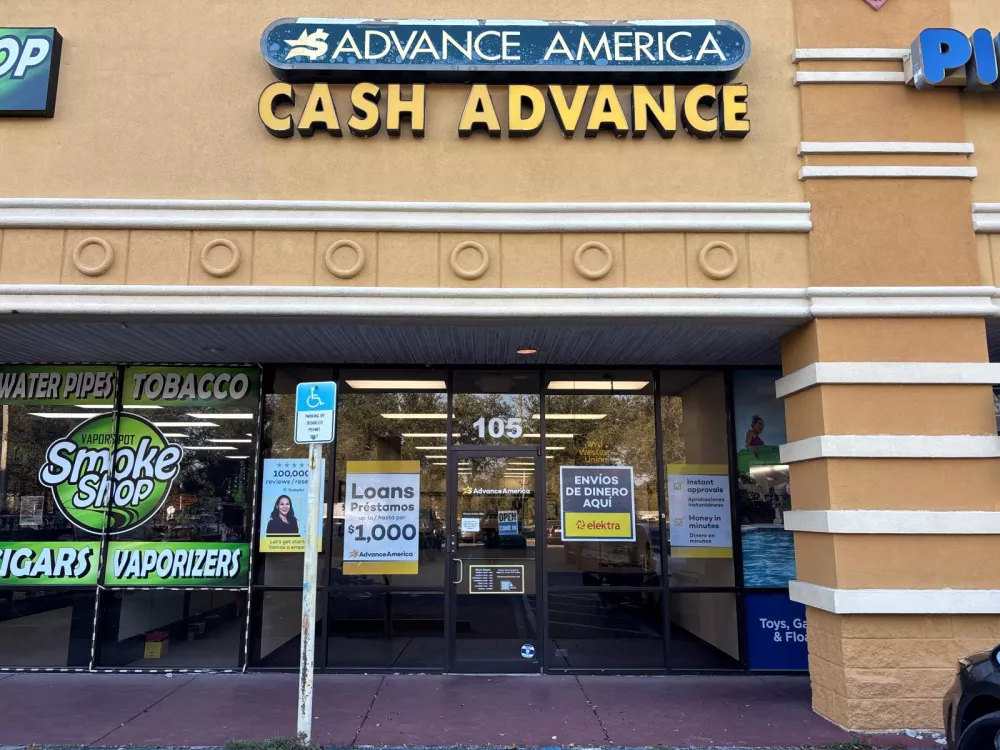 Advance America 11150 N. Williams St., Unit 105, Dunnellon, FL Store