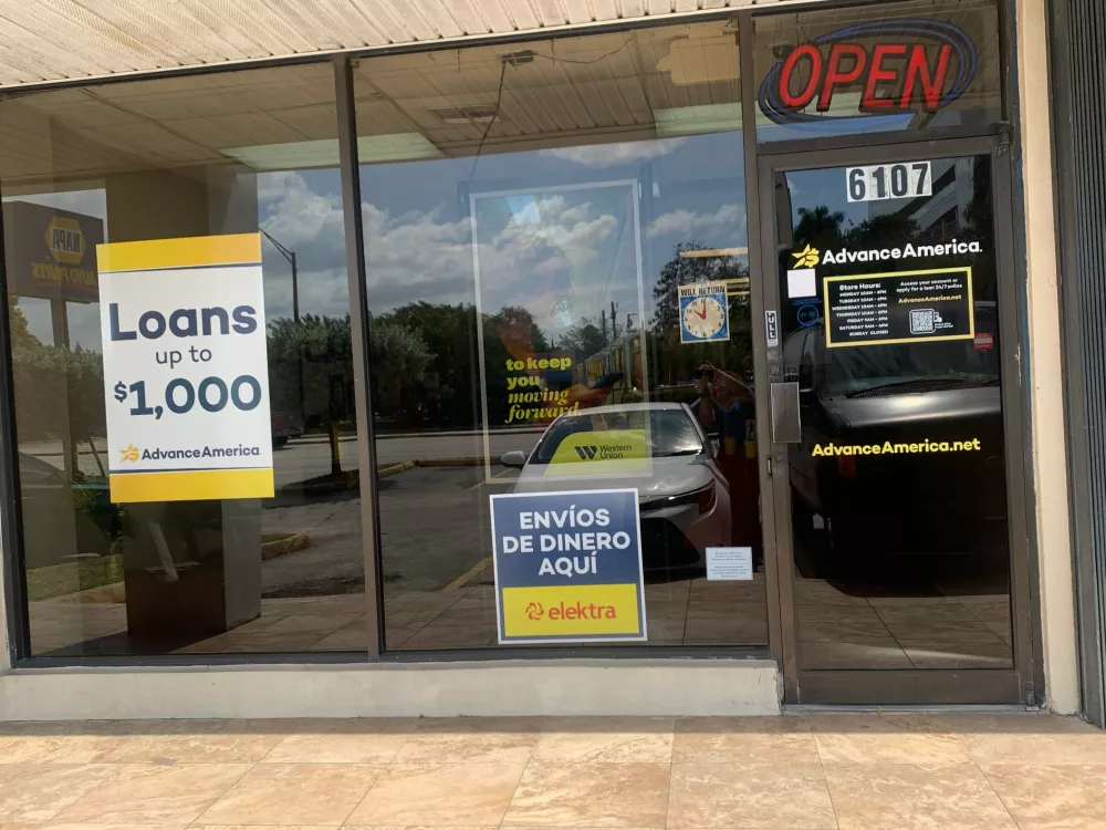 Advance America 6107 Hollywood Blvd., Hollywood, FL Store