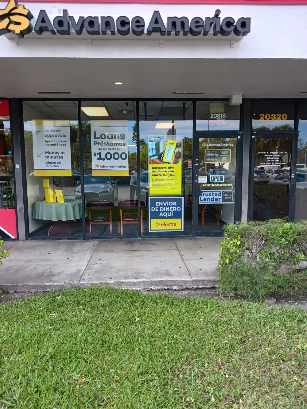 Advance America 20318 NW 2nd Ave., #5, Miami, FL Store
