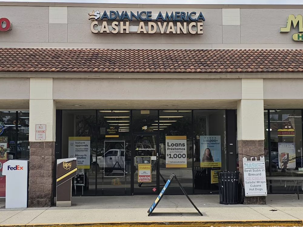 Advance America 190 Malabar Rd. SW, Ste. 118, Palm Bay, FL Store