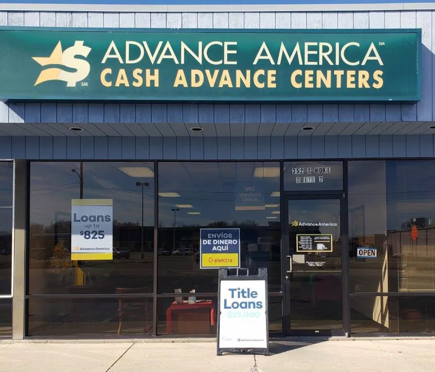 Advance America 352 S. Hoke Ave., Ste. C, Frankfort, IN Store