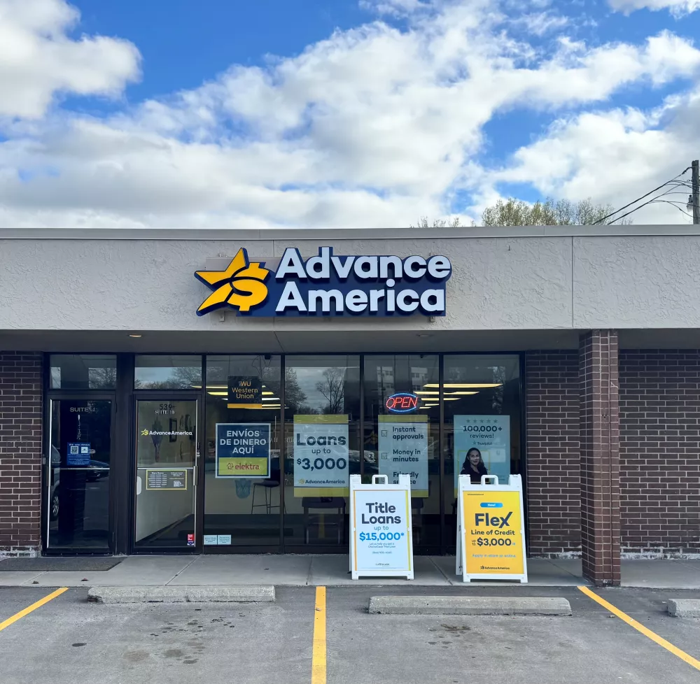 Advance America 539 East Santa Fe Street, Ste. 1B, Olathe, KS Store