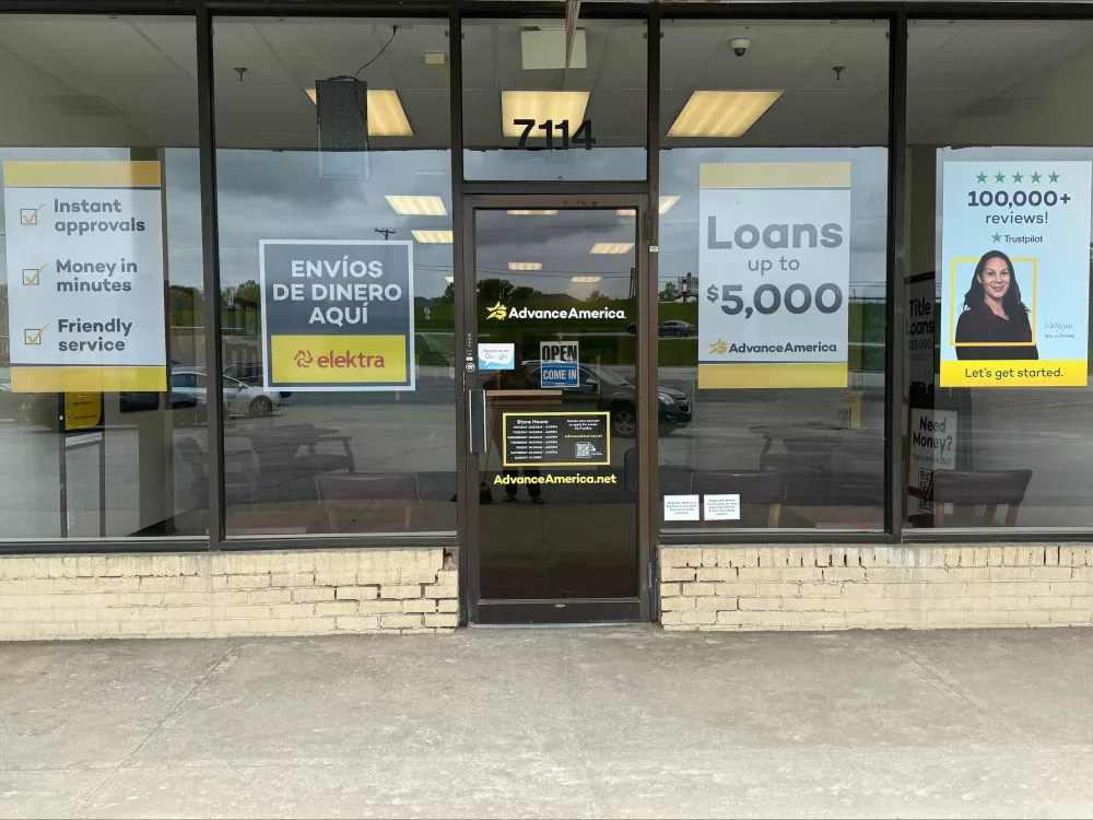 Advance America 7114 NW Prairie View Rd., Kansas City, MO Store