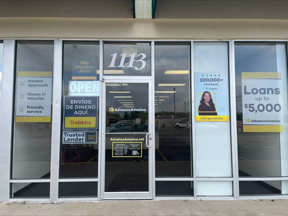 Advance America 1113 S. Main St., Maryville, MO Store