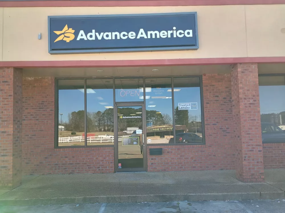 Advance America 1106-F N. Second St., Booneville, MS Store