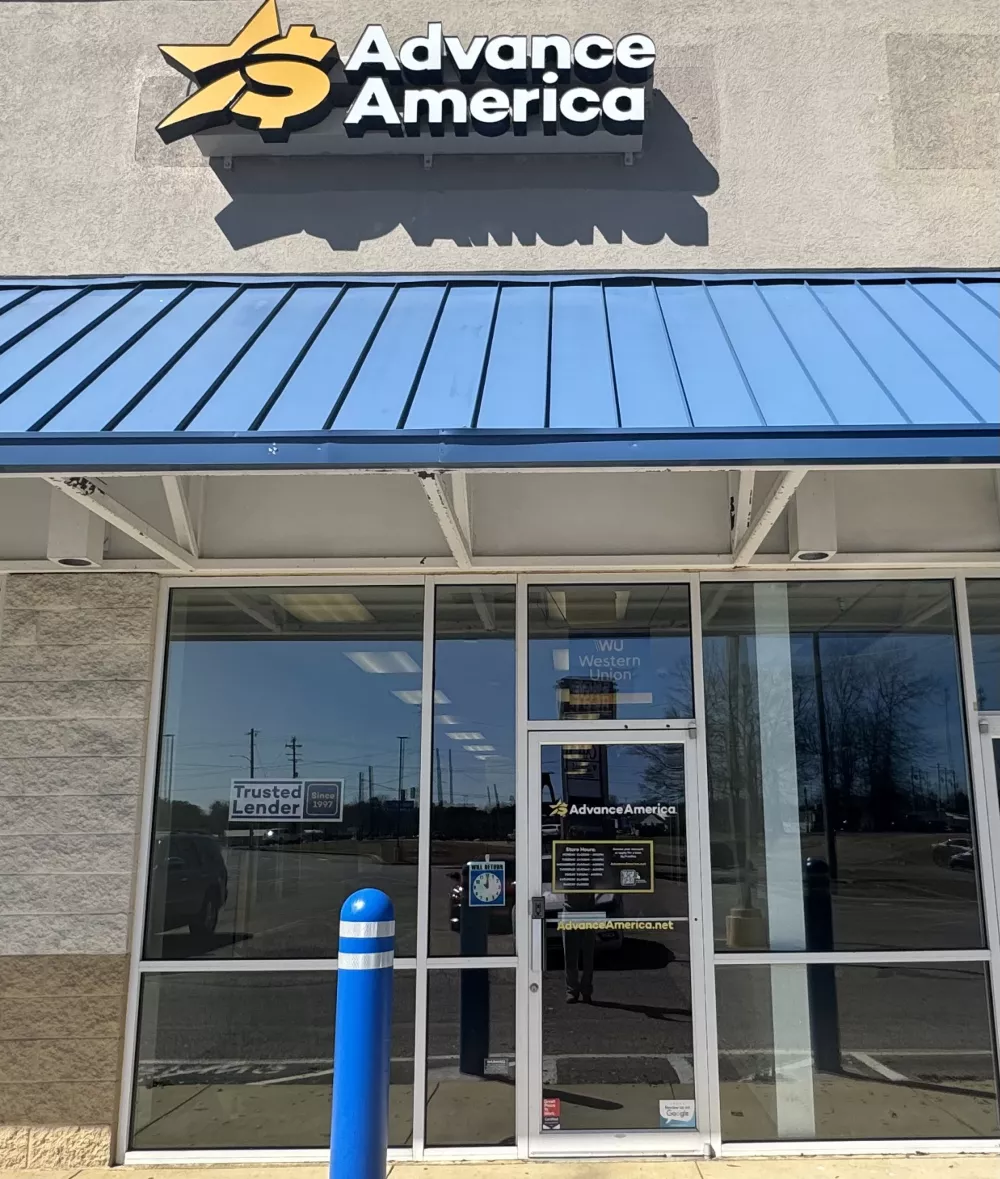 Advance America 1506 Hwy. 278 East, Suite E,  P.O.  Box 182, Amory, MS Store