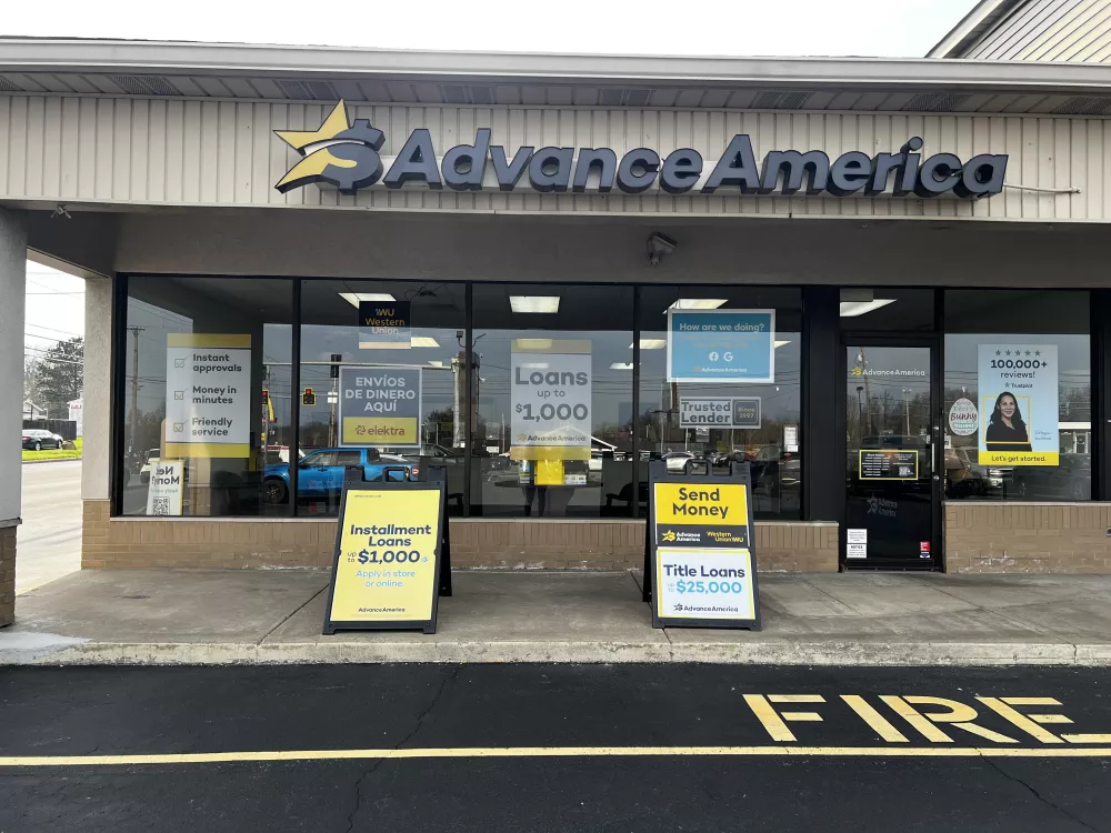 Advance America 1698 S. Raccoon Road, Unit 7, Youngstown, OH Store