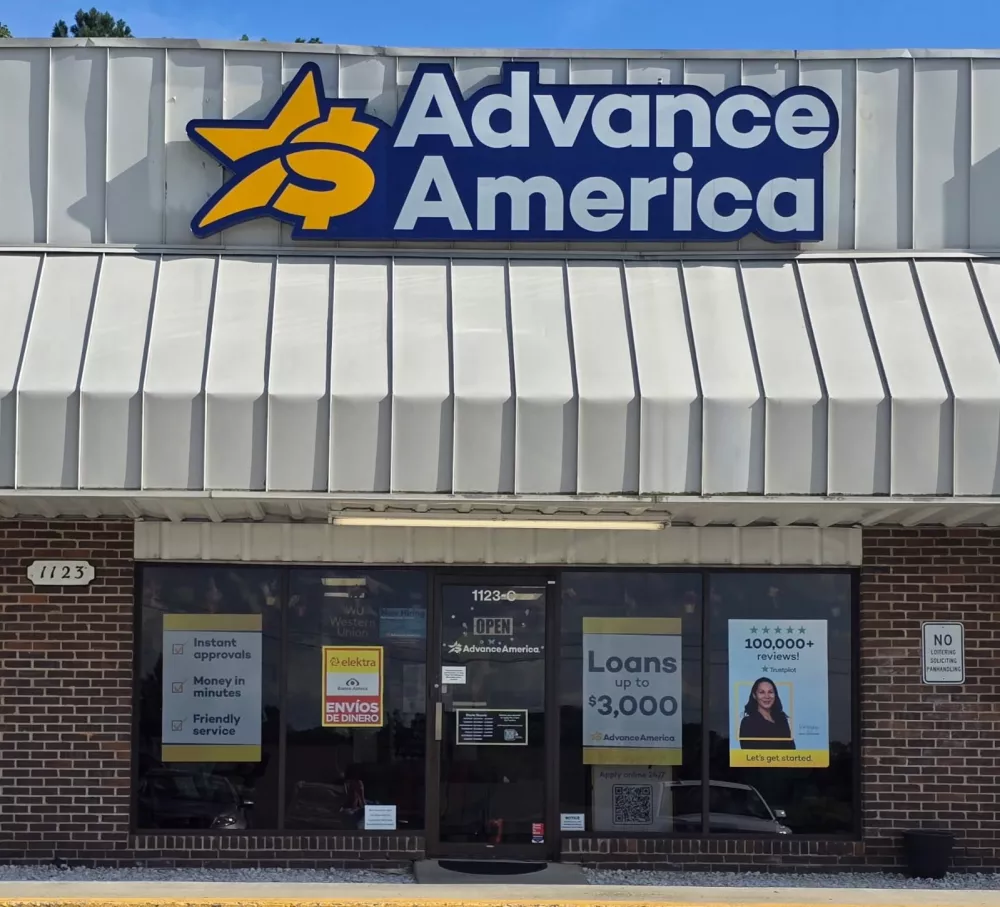 Advance America 1123-C Hwy. Bypass 9 W., Lancaster, SC Store