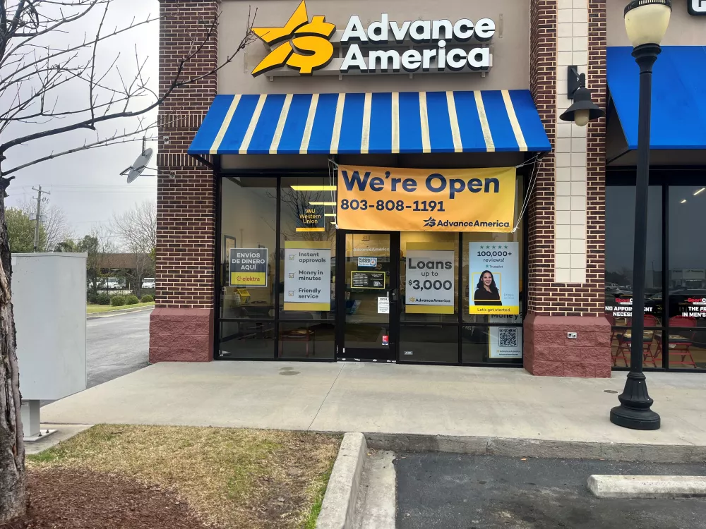 Advance America 1792 S. Lake Dr., Ste. 150, Lexington, SC Store