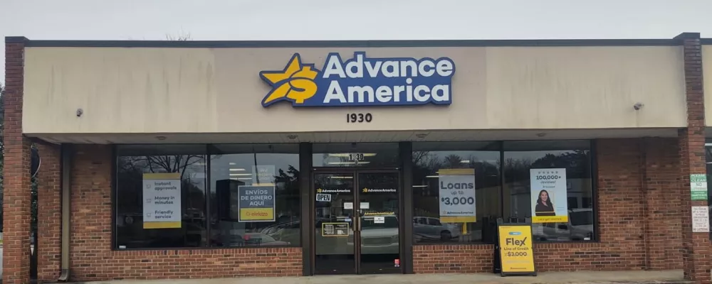 Advance America 1930 Cherry Rd. Suite B, Rock Hill, SC Store