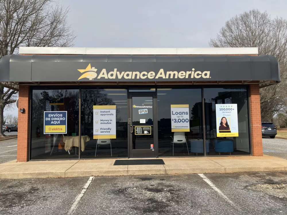 Advance America 975 Beaumont Ave., Spartanburg, SC Store
