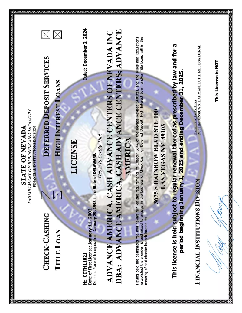 NV License