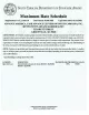 SC Maximum rate schedule